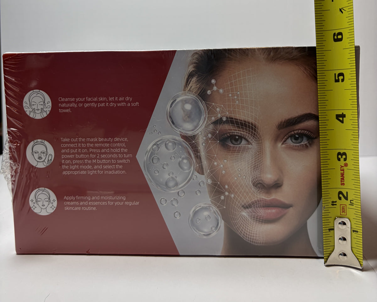 NORTECH 7-in-1 LED Light Therapy Face Mask 7 Color Photon Skin Care New Sealed
