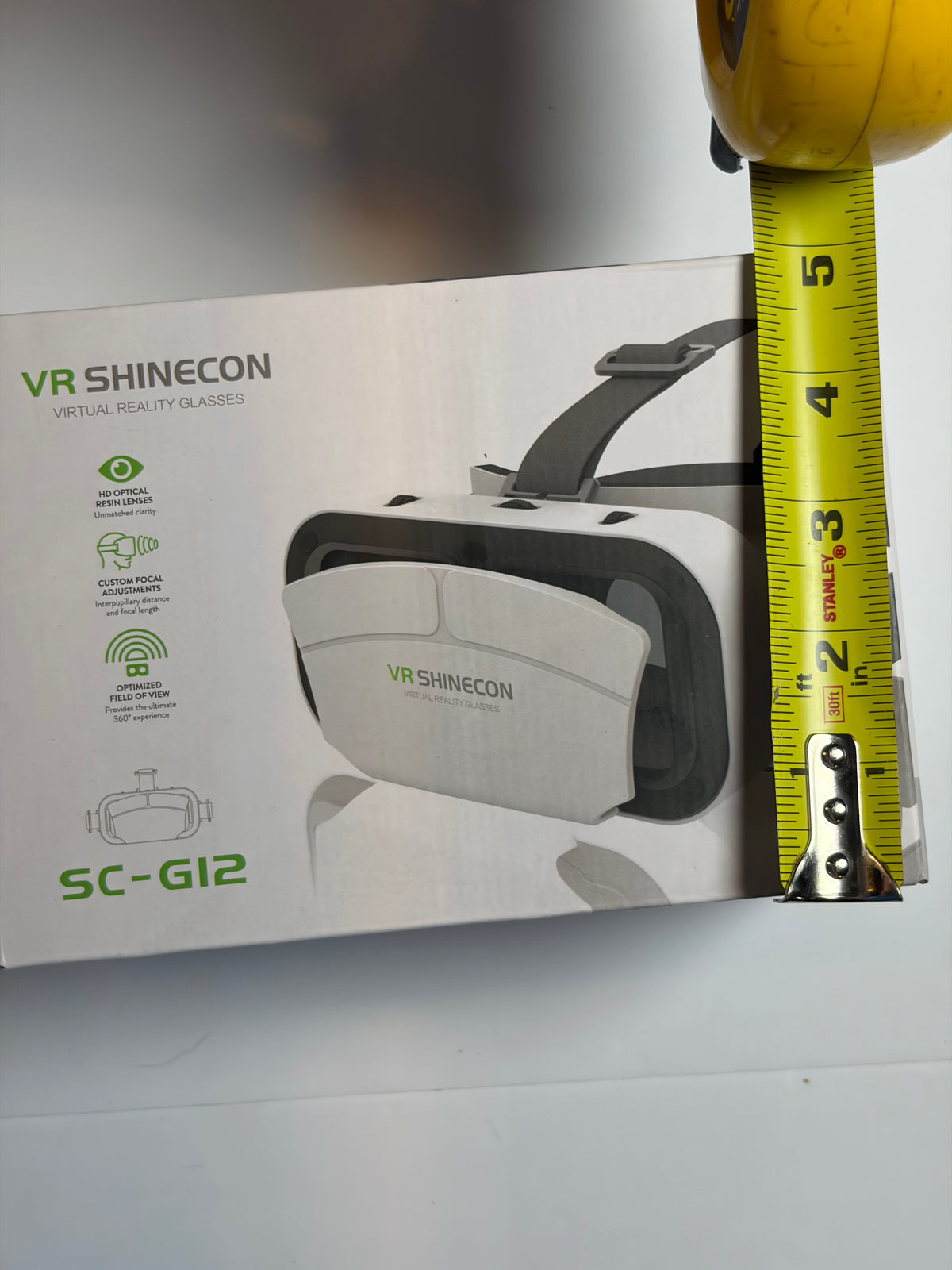 VR Shinecon SC-G12 Virtual Reality Glasses VR Headset Smartphone Compatible New Boxed